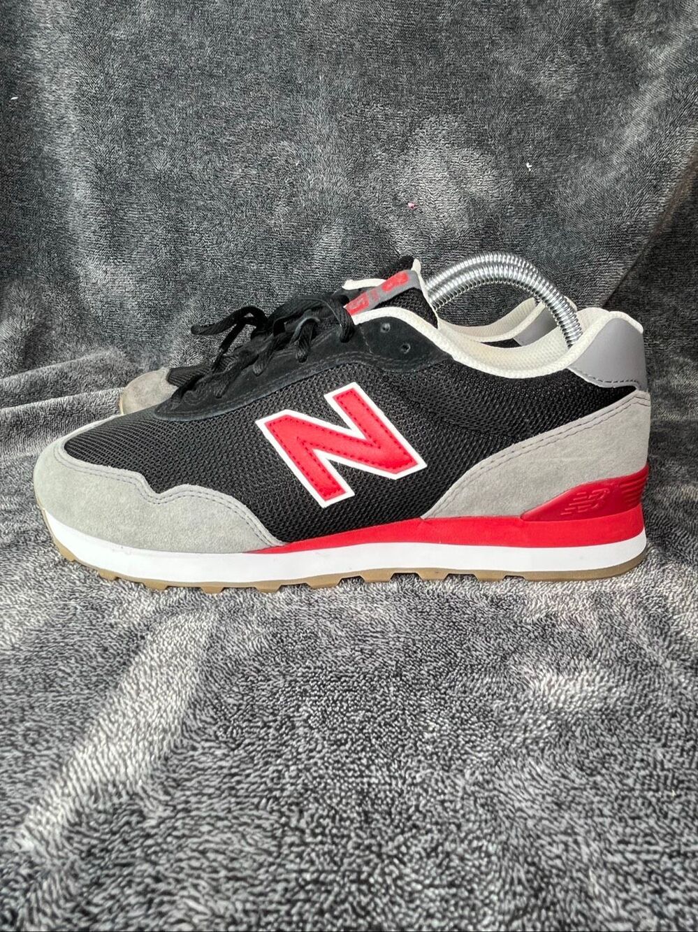 New Balance 515v3 Men Size 8 4E Extra Wide Black Red Gum Sole ML515VS3⁠